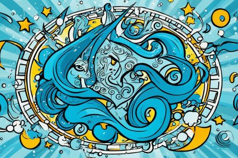 How do Aquarius act when mad?